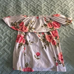 Off the shoulder top only used 3 times